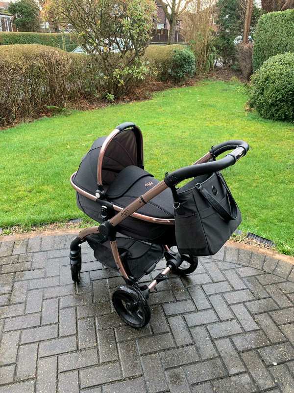 egg rose gold travel system